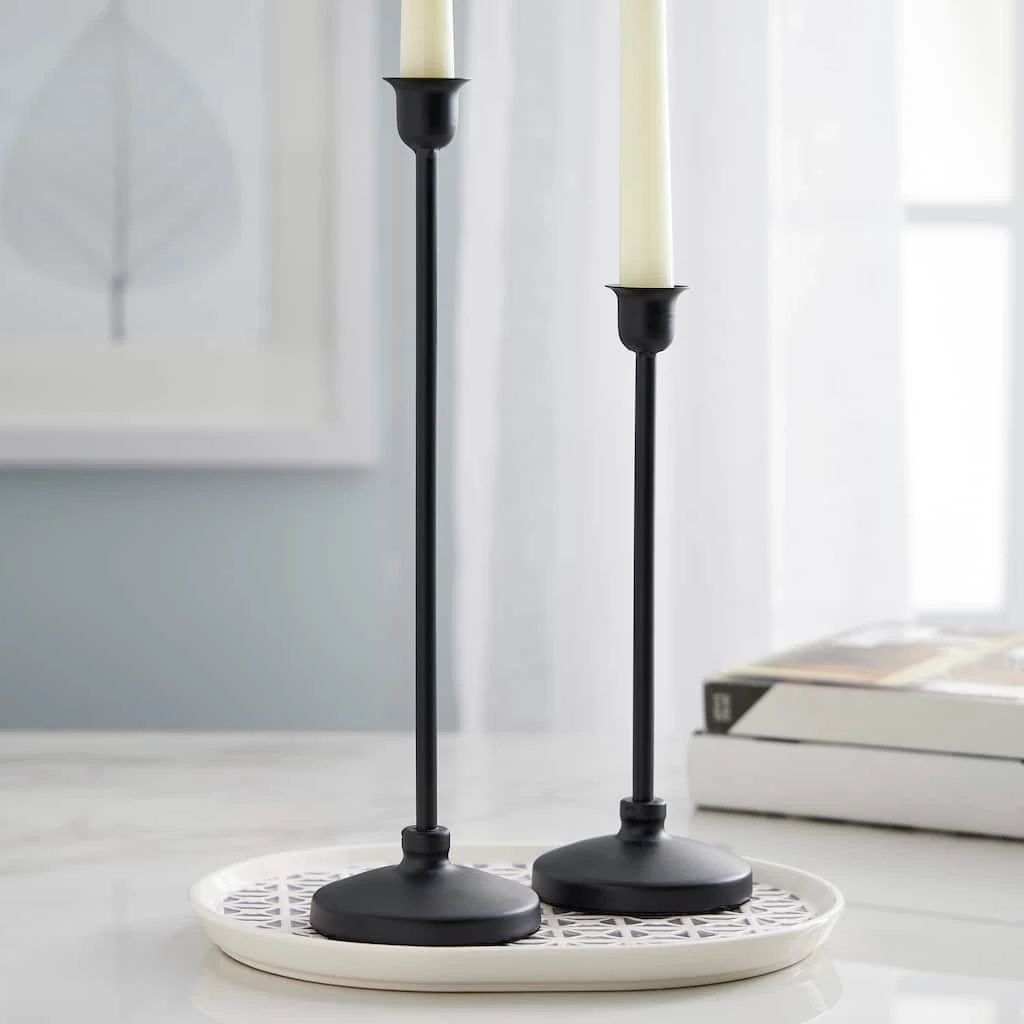Cheapest π Black Metal Taper Candle Holder by Ashland® βοΈ 4 Cheapest π Black Metal Taper Candle Holder by Ashland® βοΈ - Image 2