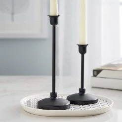 Best Sale 💯 Black Metal Taper Candle Holder by Ashland® ❤️ -Ashlandty Shop 10633882 20