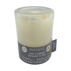 Brand new 💯 3" x 4" LED Flame Pillar Candle by Ashland® ❤️ -Ashlandty Shop 10637855 1