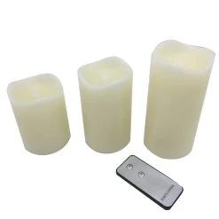 Promo 🎁 6 Pack: LED Flame Pillar Candle Set by Ashland® ⭐