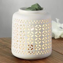 New 🥰 White Ceramic Wax Warmer by Ashland® 😉 -Ashlandty Shop 10638061 2