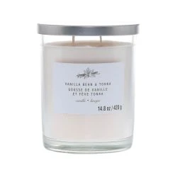 Best Sale ⌛ Vanilla Bean & Tonka 2-Wick Jar Candle by Ashland® 🧨
