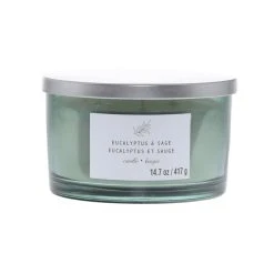 Discount ⭐ Eucalyptus & Sage 3-Wick Jar Candle by Ashland® ✨