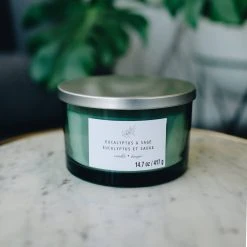 New ✔️ 8 Pack: Eucalyptus & Sage 3-Wick Jar Candle by Ashland® 👍 -Ashlandty Shop 10638411 2 1