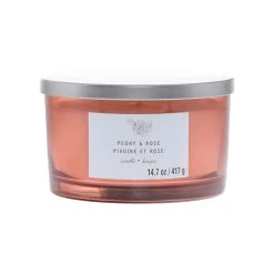 Budget 🥰 Peony & Rose 3-Wick Jar Candle by Ashland® ✔️