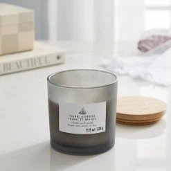 Hot Sale 😍 Cognac & Embers Wooden Wick Jar Candle by Ashland® 🥰 -Ashlandty Shop 10638428 20