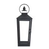 Best Sale 🌟 15.7" Black Metal Lantern by Ashland® ⌛ -Ashlandty Shop 10638436 1
