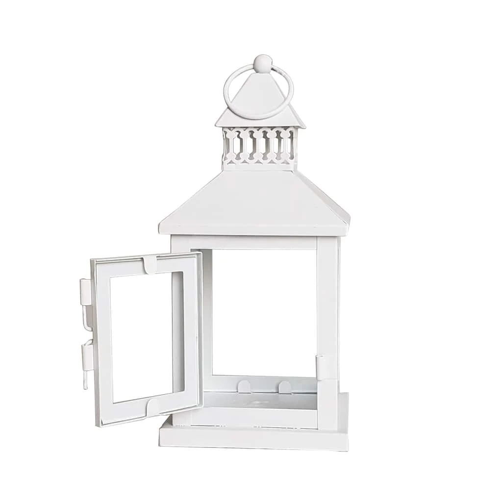 Best Pirce π 8.6" Mini White Lantern by Ashland® π 6 Best Pirce π 8.6" Mini White Lantern by Ashland® π - Image 4