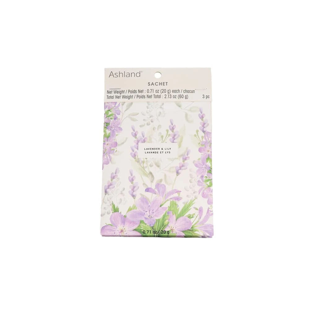 New ๐ Lavender & Lily Scented Sachet, 3ct. by Ashland® โจ 3 New ๐ Lavender & Lily Scented Sachet, 3ct. by Ashland® โจ