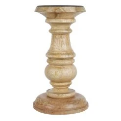 Top 10 ✔️ 8 Pack: 8" Wood Carved Pillar Candle Holder by Ashland® 🔔