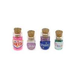 Hot Sale ✔️ 12 Pack: Mini Glass Glitter Bottle Set by Ashland® 🌟 -Ashlandty Shop 10661516 2 1