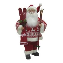 Buy ⌛ 18" Santa in Red Sweater with Skis by Ashland® 😉