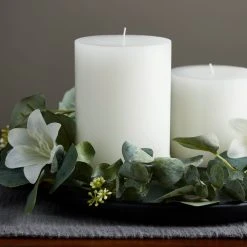 Hot Sale 🔔 4" x 6" White Pillar Candle by Ashland® 🧨 -Ashlandty Shop 10671521 20