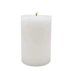 Hot Sale 🔔 4" x 6" White Pillar Candle by Ashland® 🧨 -Ashlandty Shop 10671521 3