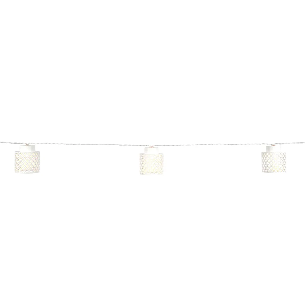 Promo ๐ 8 Pack: 10ct. Warm White LED Lattice Shade String Lights by Ashland® ๐ 3 Promo ๐ 8 Pack: 10ct. Warm White LED Lattice Shade String Lights by Ashland® ๐