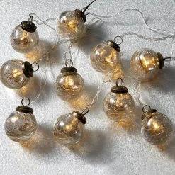 Hot Sale 😀 10ct. Warm White LED Silver Globe String Lights by Ashland® 😉 -Ashlandty Shop 10671558 3