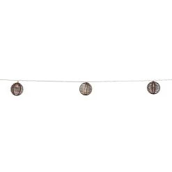 Wholesale ⭐ 10ct. Warm White LED Faux Rattan Ball String Lights by Ashland® 😉 -Ashlandty Shop 10671559 2
