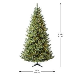Flash Sale 👏 7.5ft. Pre-Lit Fairyland Fir Artificial Christmas Tree, Warm White Fairy LED Lights by Ashland® ✨ -Ashlandty Shop 10671959 14