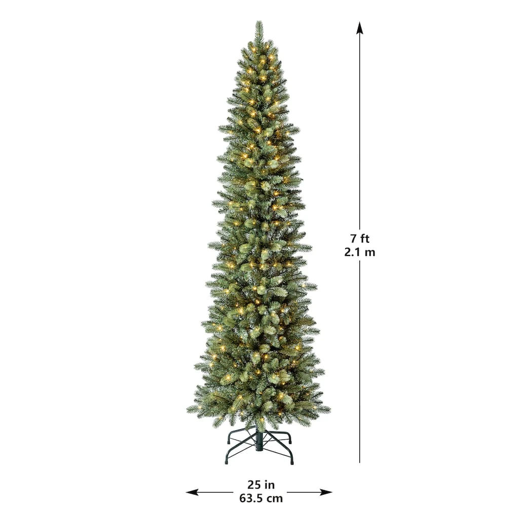 New π 7ft. Pre-Lit Avalian Pencil Pine Artificial Christmas Tree, Warm White Fairy LED Lights by Ashland® π₯ 8 New π 7ft. Pre-Lit Avalian Pencil Pine Artificial Christmas Tree, Warm White Fairy LED Lights by Ashland® π₯ - Image 6