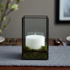 Coupon ❤️ 6.5" Square Glass Candle Terrarium by Ashland® 🤩 -Ashlandty Shop 10672578 20