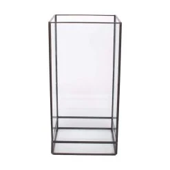 Cheap ⌛ 12" Square Glass Candle Terrarium by Ashland® ⭐