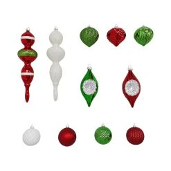 Cheap ⌛ 32ct. Red, White & Green Shatterproof Ornaments by Ashland® 🧨 -Ashlandty Shop 10672804 2