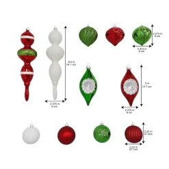 Cheap ⌛ 32ct. Red, White & Green Shatterproof Ornaments by Ashland® 🧨 -Ashlandty Shop 10672804 3