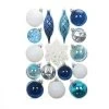Top 10 😍 40ct. Silver, White & Blue Shatterproof Christmas Ornament Set by Ashland® 🌟 -Ashlandty Shop 10672818 1