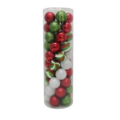 Coupon 🌟 50ct. Red, White & Green Ball Ornaments by Ashland® ✨