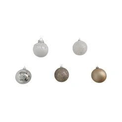 Top 10 🎉 Assorted 50ct. Silver & White Ball Ornaments by Ashland® 🔔 -Ashlandty Shop 10672833 3