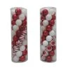 Outlet 👍 Assorted 50ct. Red & White Ball Ornaments by Ashland® 🥰 -Ashlandty Shop 10672836 1