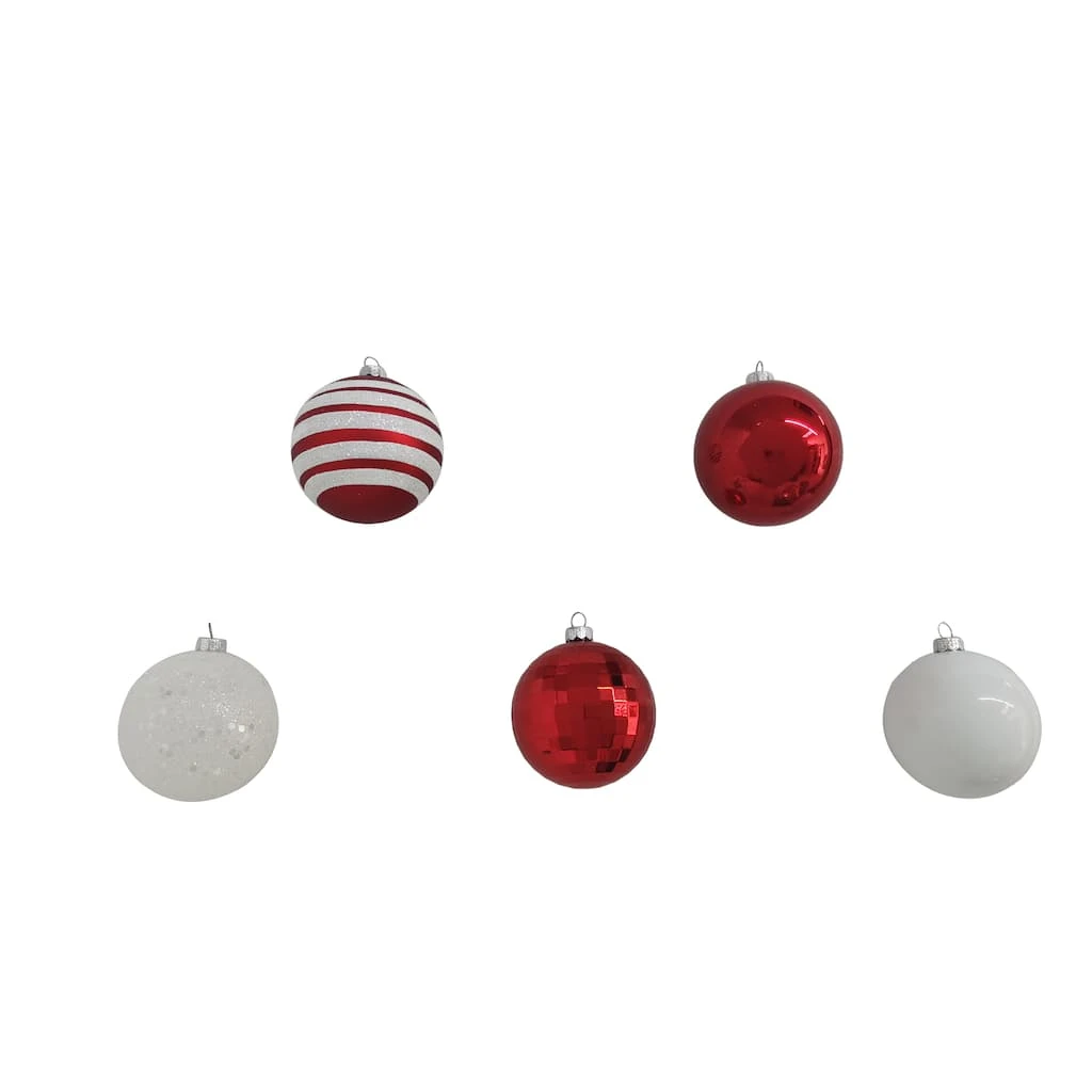 Outlet π Assorted 50ct. Red & White Ball Ornaments by Ashland® π₯° 5 Outlet π Assorted 50ct. Red & White Ball Ornaments by Ashland® π₯° - Image 3