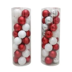Top 10 ⭐ Assorted 32ct. 3" Red & White Shatterproof Ball Ornaments by Ashland® 🎁