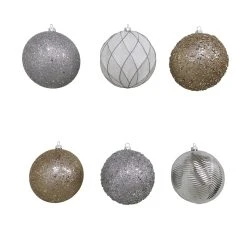 Deals ⌛ Assorted 6ct. 4.5" Silver & White Shatterproof Ball Ornaments by Ashland® 💯 7 Deals ⌛ Assorted 6ct. 4.5" Silver & White Shatterproof Ball Ornaments by Ashland® 💯 -Ashlandty Shop 10672863 2