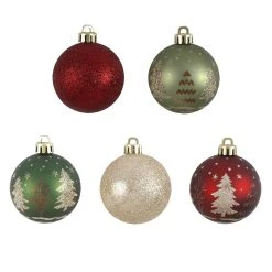 Buy 😍 Assorted Mini Farm House Ball Ornament Tube by Ashland® 🤩 -Ashlandty Shop 10672867 3