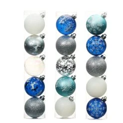 Discount 🤩 Assorted Silver & Blue Ornament Tube by Ashland® 🥰 -Ashlandty Shop 10672887 1