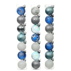 Discount 🤩 Assorted Silver & Blue Ornament Tube by Ashland® 🥰 -Ashlandty Shop 10672887 2