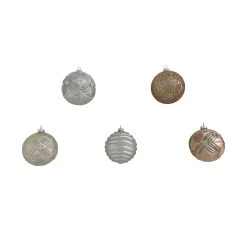 Top 10 🤩 Assorted Silver & White Plastic Round Ornaments by Ashland® 🔥 -Ashlandty Shop 10672891 2