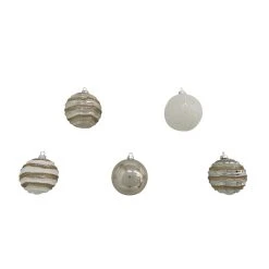 Top 10 🤩 Assorted Silver & White Plastic Round Ornaments by Ashland® 🔥 -Ashlandty Shop 10672891 3
