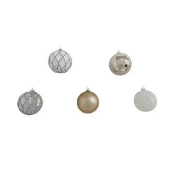 Top 10 🤩 Assorted Silver & White Plastic Round Ornaments by Ashland® 🔥 -Ashlandty Shop 10672891 4