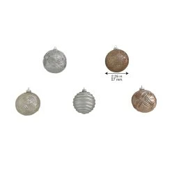 Top 10 🤩 Assorted Silver & White Plastic Round Ornaments by Ashland® 🔥 -Ashlandty Shop 10672891 8