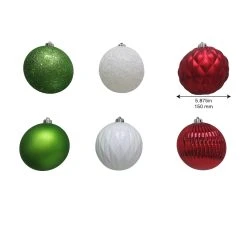Flash Sale 😉 6ct. 6" Classic Shatterproof Ball Ornaments by Ashland® ⌛ -Ashlandty Shop 10672898 3