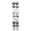 Cheapest ✔️ 18ct. 4" Silver & White Shatterproof Ball Ornaments by Ashland® ✔️ -Ashlandty Shop 10672899 1