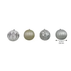 Best Pirce 🌟 44ct. Metallic Shatterproof Ball Ornaments by Ashland® ⭐ -Ashlandty Shop 10672914 4