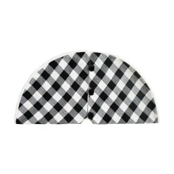 Hot Sale ✨ 48" Black & White Buffalo Check Tree 💯 Skirt by Ashland® ✔️ -Ashlandty Shop 10672923 3
