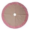 Outlet ✨ 48" Burlap Tree Skirt with Red & White Stripes by Ashland® 🎁 -Ashlandty Shop 10672928 1