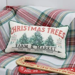 Hot Sale ✔️ Christmas Trees Farm & Market Pillow by Ashland® 👍 -Ashlandty Shop 10672960 3