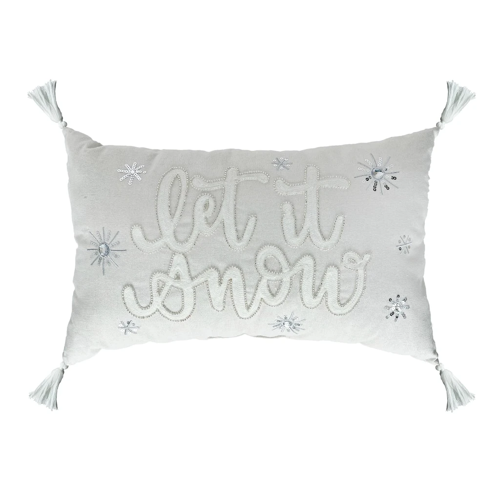 Top 10 โญ Let It Snow Lumbar Pillow by Ashland® ๐ 3 Top 10 โญ Let It Snow Lumbar Pillow by Ashland® ๐