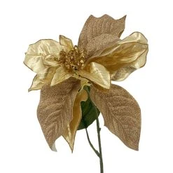 Buy ⌛ Metallic Gold Poinsettia Stem by Ashland® ⭐ -Ashlandty Shop 10673368 2