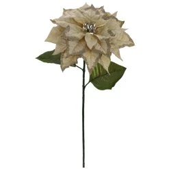 Promo 🎁 Light Gold Glitter Poinsettia Stem by Ashland® 🌟